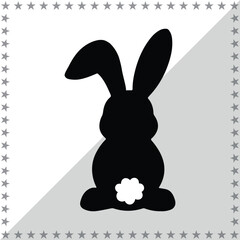 Easter Bunny Silhouette, cute Easter Bunny Vector Silhouette, Cute Easter Bunny cartoon Silhouette, Easter Bunny vector Silhouette, Easter Bunny icon Silhouette, Easter Bunny vector																			