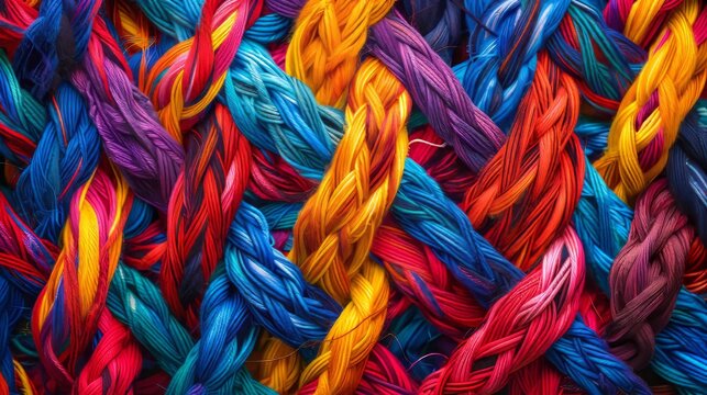 Vivid Twists and Ties, A Colorful Journey Through the Art of Rope Knotting