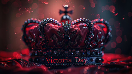 Happy Victoria Day, Crown motif exudes regal elegance and authority
