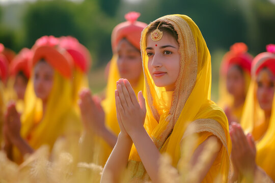 Happy Baisakhi for Punjabi sikh festival