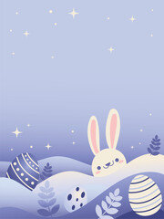 Easter Illustration Poster Background Wallpaper vector