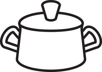 Obraz premium Cooking Pot Icon