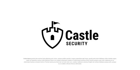 castle logo design