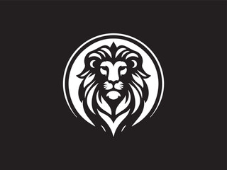 Lion logo design vector template. lion head logo design icon vector illustration