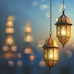 Fototapeta na wymiar Islamic style lantern