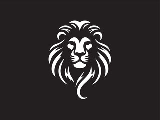 Lion logo design vector template. lion head logo design icon vector illustration