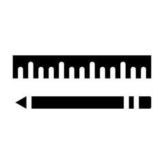 pencil and ruler icon