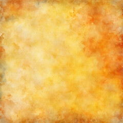 Obraz premium Yellow orange background with texture and distressed vintage grunge and watercolor paint