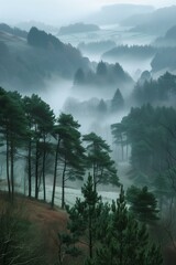 **Misty Mountains Photo 4K