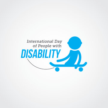 World disability day vector illustration. World disability day themes design concept with flat style vector illustration. Suitable for greeting card, poster and banner.