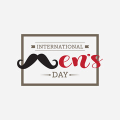 International Men's day vector illustration. International Men's day themes design concept with flat style vector illustration. Suitable for greeting card, poster and banner.