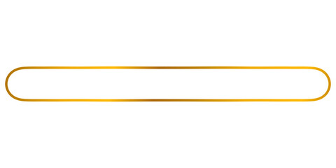 Golden horizontal border