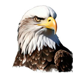 Obraz premium American Redoubtable Eagle png