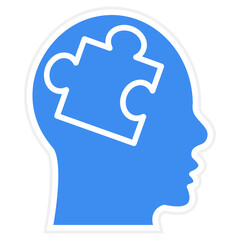 Mental Disorder Icon Style