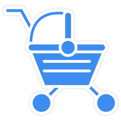 Stroller Icon Style