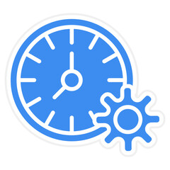 Time Management Icon Style
