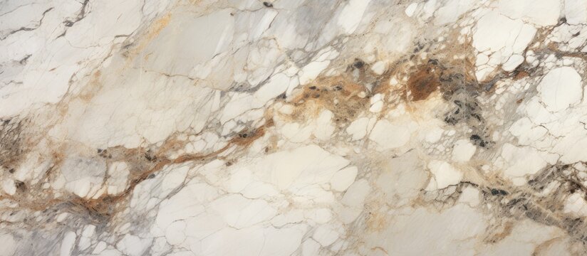 A detailed view of a pristine marble countertop, showcasing the elegant veining and smooth surface of the high-resolution Italian marble slab.