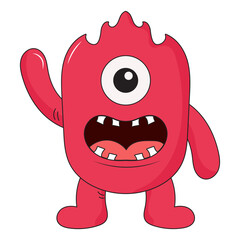 Cute Monster Illustration