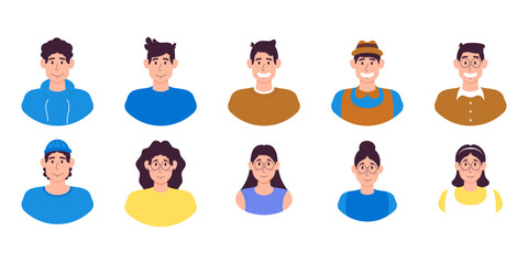Flat People Avatar Set