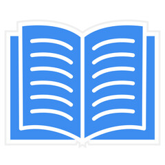 Open Book Icon Style