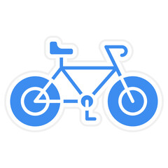 Bicycle Icon Style © designing ocean