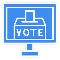Electronic Voting Icon Style