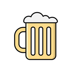 Beer icon vector stock illustration