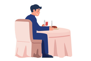 The Man Was Having Dinner In The Restaurant | Valentine's Day Series
