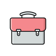 Briefcase icon vector stock illustration