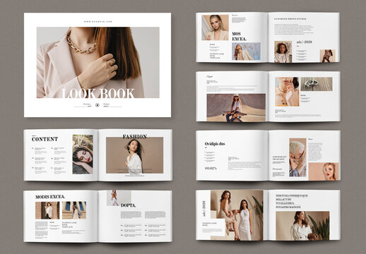 Look Book Layout