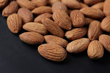 close up of almond