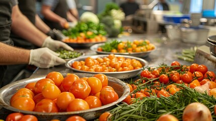 cooking class focused on using fresh, locally sourced ingredients, embodying the farm to table ethos