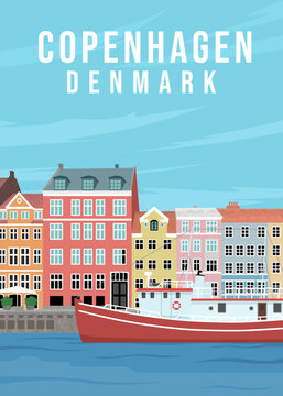 river copenhagen city in denmark