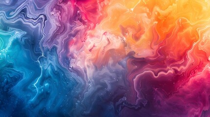 Abstract Colorful Ink Blending Art Background Ai generated
