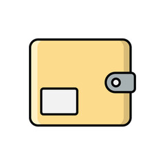 wallet icon vector stock illustration