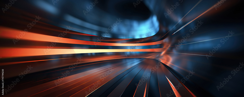 Wall mural abstract digital background. can be used for technological processes, neural networks and ai, digita