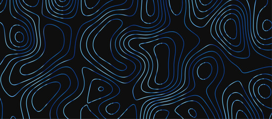 Abstract outline topographic contour map background. Dark texture background for your perfect interior. Old paper texture design .geographical map Imitation.	