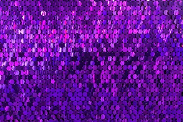 Purple shiny iridescent background. Pixel background.