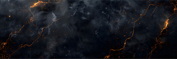 Dark Blue marble texture background with gold touchups