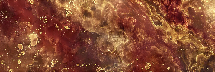 Brown marble texture background with gold touchups
