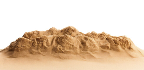 Beach or desert sand cut out