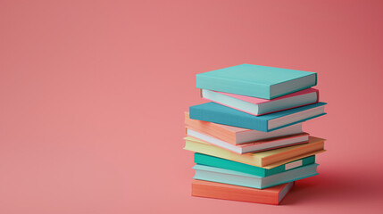 Fototapeta premium stack of books
