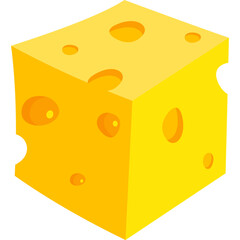 Cheese Cartoon Art Illustration