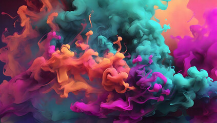 Smoke effect. Vibrant abstract background. Colorful style colors and textures. Background texture illustration.