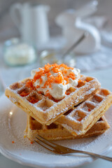 
Save
Download Preview
easter breakfast with waffle and powdered sugar  - 747803643