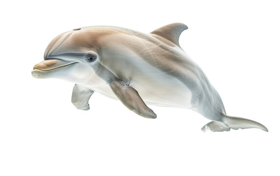 Marine Mammal Delight: The Dolphin isolated on transparent Background