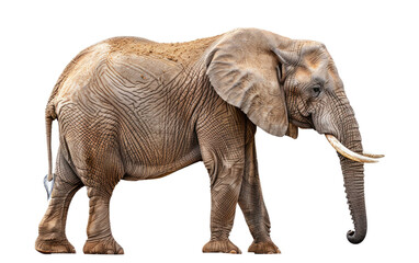 The Enigmatic Elephant: Unlocking Nature's Secrets isolated on transparent Background