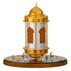 3d lantern for ramadan