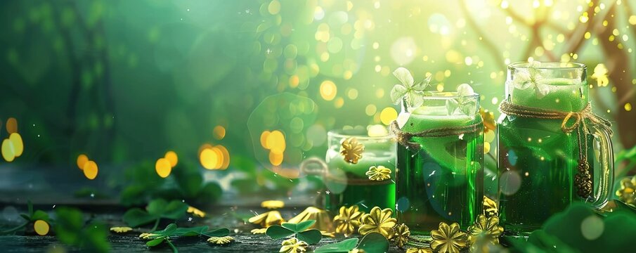 Elegant Saint Patrick's Day Background, for banner, flyer, poster, sales, etc. vector illustration
