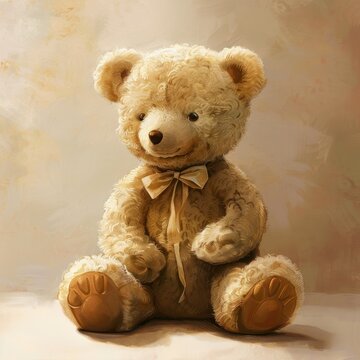Illustrations of cuddly teddy bears